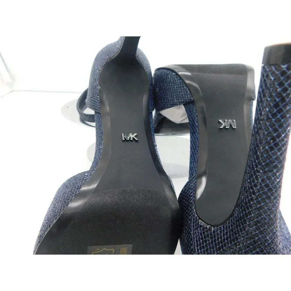 Michael Kors Cambria women's pumps,open toe, sling-Back, Glitter Heels size 9.5